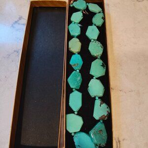 Natural Turquoise Stone Necklace